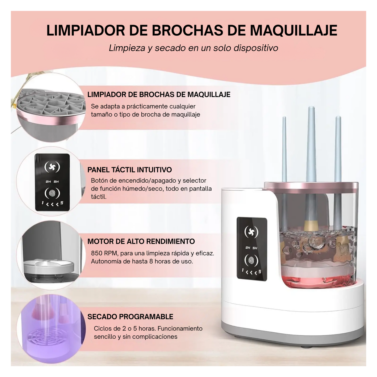 Limpiador de Brochas Profesional