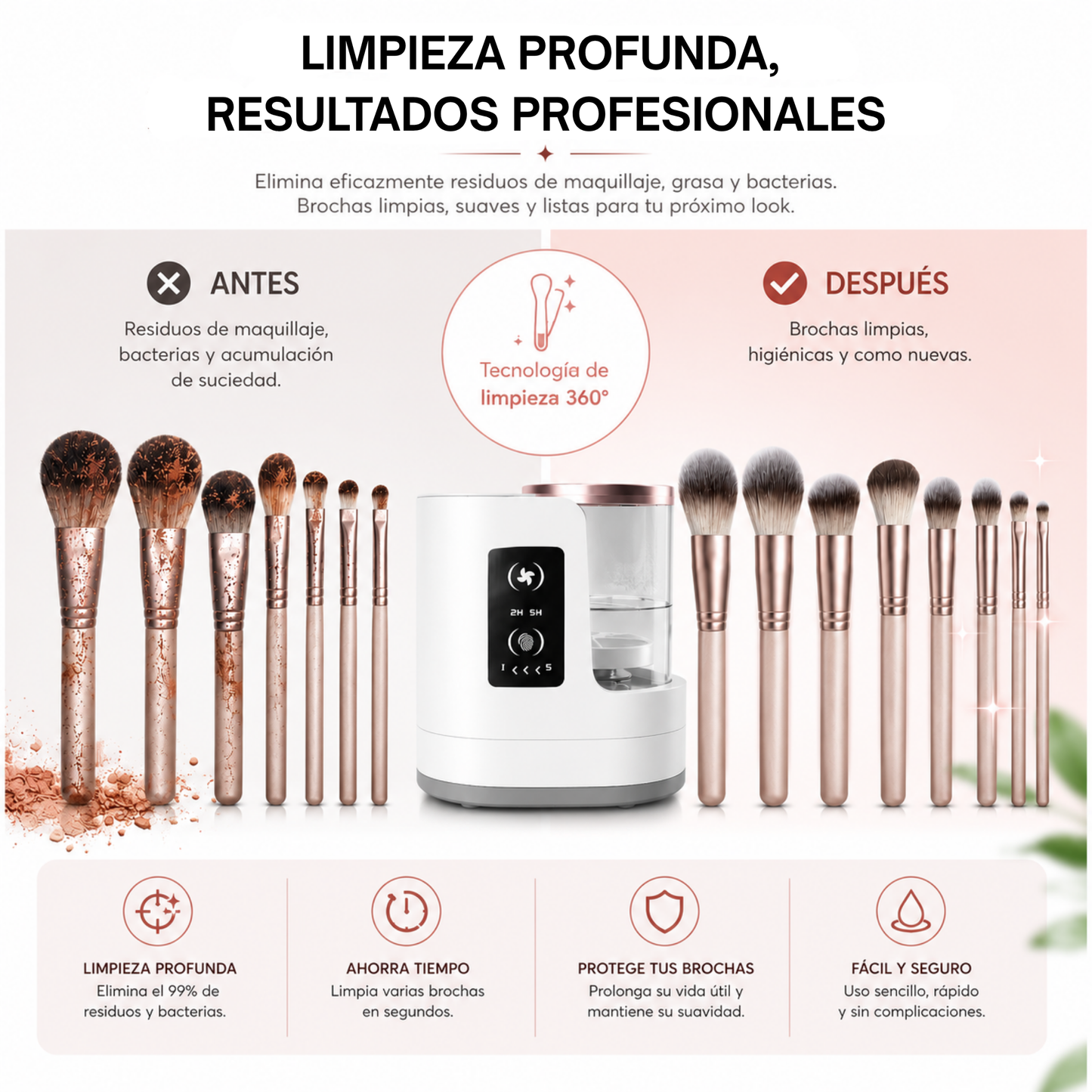 Limpiador de Brochas Profesional